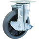 トラスコ中山 TRUSCO キャスター TYSシリーズ 自在 SP付 グレーゴム車150mm TYSB-150G 1個 819-5387（直送品）
