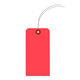 長門屋商店 カラー荷札 赤 2号(大) ニ-6312 1セット(1箱(1000枚)×2)