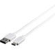 バッファロー USB2.0ケーブル A to C ホワイト 1.0m BSUAC210WH 1台（直送品）