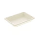 【ケース販売】食品容器 紙製小皿 P-1 白 004462007 1ケース(100枚入×40袋 合計4000枚)（直送品）