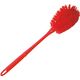 バーテック バーキュート柄付たわしMサイズソフト赤 柄(赤)BCTARHーMSR 63207101 1個 202-0080