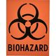 トラスコ中山 TRUSCO バイオハザードステッカー 85x65mm 1組12枚入 BS8565-OR 1組(12枚) 382-1016（直送品）