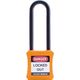 IFAM イファム ロックアウト用南京錠 ナイロン製シャックル(ツル長) オレンジ 044926 1個 386-0951（直送品）