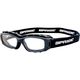 GLASSART EYEーGLOVE 93M 二眼型セーフティゴーグル ブラック (度なしレンズ) 93M-BK 1個 424-3213（直送品）