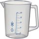 トラスコ中山 ポリプロピレン青目盛ビーカー 100ml(取手付) HPB-100 1個 355-3440