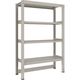 TRUSCO スチールラック M3型中量棚 台車天板収納型 W1200XD471XH1800 4段 単体 M3-DB6454（直送品）