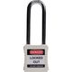IFAM イファム ロックアウト用南京錠 スチール製シャックル(ツル長) 白 044666 1個 385-7047（直送品）