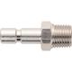 潤工社 小型ワンタッチカップリング オスプラグ R1/8 MP-M1/8 1個 382-5905（直送品）