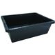 安全興業 プラ舟 プラ箱40 黒 PURA-40B 1個 436-7213（直送品）