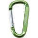 トラスコ中山 TRUSCO まとめ買い カラビナ 線径6mmX60mm D型 グリーン10個 TKN660GN10P 1組(10個)（直送品）
