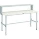 トラスコ中山 TRUSCO AEM型高さ調節作業台 1500X750 上棚付 W色 AEM-1500YURB W 1台 466-7549（直送品）