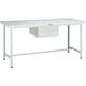 トラスコ中山 TRUSCO HSAE型立作業台 1200X750XH900 2段引出付 W色 HSAE-1200F2 W 1台（直送品）