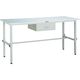 トラスコ中山 TRUSCO RAEM型高さ調整作業台 1800X600 1段引出付 W色 RAEM-1860F1 W 1台 454-5915（直送品）