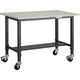 トラスコ中山 TRUSCO AWMS型高さ調節作業台 1200X750 φ100キャスター付 AWMS-1275C100 1台（直送品）