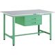トラスコ中山 TRUSCO RAE型作業台 1200X750XH740 2段引出付 YG色 RAE-1200F2 YG 1台（直送品）
