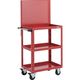 TRUSCO ツールワゴン イーグルワゴン 上部パンチングパネル付 600X400X1330 レッド EGW-P963-RR 1台（直送品）