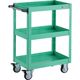 TRUSCO ツールワゴン イーグルワゴン 600X400XH880 深型3段 ウレタン車輪 ヤンググリーン EGW-963F3U-YG（直送品）