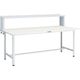 トラスコ中山 TRUSCO RAE型作業台 1500X750XH740 上棚付 W色 RAE-1500YURB W 1台 467-1988（直送品）