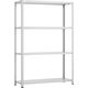 トラスコ中山 TRUSCO CB型セミボルトレス軽中量棚 1200X300XH1800 4段 WG色 CB-6434-WG 1セット(1台)（直送品）