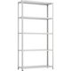 トラスコ中山 TRUSCO CB型セミボルトレス軽中量棚 1200X300XH2400 5段 WG色 CB-8435-WG 1セット(1台)（直送品）