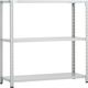 トラスコ中山 TRUSCO CB型セミボルトレス軽中量棚 1200X300XH1200 3段 WG色 CB-4433-WG 1セット(1台)（直送品）