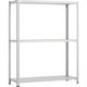 トラスコ中山 TRUSCO CB型セミボルトレス軽中量棚 1200X450XH1500 3段 WG色 CB-5443-WG 1セット(1台)（直送品）