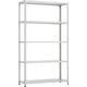トラスコ中山 TRUSCO CB型セミボルトレス軽中量棚 900X450XH21005段 WG色 CB-7345-WG 1セット(1台)（直送品）