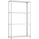 トラスコ中山 TRUSCO CB型セミボルトレス軽中量棚 1200X450XH21004段 WG色 CB-7444-WG 1セット(1台)（直送品）