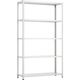 トラスコ中山 TRUSCO CB型セミボルトレス軽中量棚 1200X450XH21005段 WG色 CB-7445-WG 1セット(1台)（直送品）