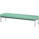 ミズノ 蓄光ロビーベンチ背無 W1800 グリーン MC-1528CP-GR 1台 379-6991（直送品）
