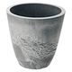 リッチェル ボタニープレーンポット 12型 ダークグレー 鉢 0.8L