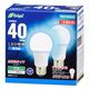 オーム電機 LED電球 A E26 4W 昼光色2P 06-4351 1個
