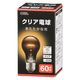 オーム電機 クリア電球60W1P 06-4735 1個