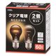 オーム電機 クリア電球60W2P 06-4741 1個