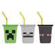 スケーター SIH3ST ストロー付タンブラー320ml 3個セット Minecraft 621635-SIH3ST 1個