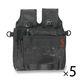 セイワ スーパーポシェット(防水タイプ)(黒) 1セット【5個入】 285-SSP-0-5 1セット(5個入)（直送品）