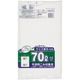 東京硝子器械 TGK 容量表示入ポリ袋 70L 10枚 153-23-68-74 1袋(10枚) 189-5798（直送品）