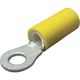 ニチフ端子工業 ニチフ 絶縁被覆付圧着端子 R形(100P) TGV 5.5-4S-YEL 1パック(100個) 124-5335（直送品）