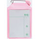 西敬 キンダー名札(中紙入)ピンク K-11P 1個