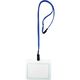 西敬 マイティループエコノミー名札(大)ファスナー付 青 MLE-331B 1個