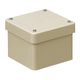 エスコ 300x300x200mm 防水プルボックス(正方形/ノック無) EA947HC-145 1個（直送品）