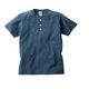 フェリック ヘンリーネックTシャツ デニム L OE1120-68-L 1セット(2枚)（直送品）