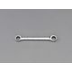 エスコ 8x10mm ラチェットメガネレンチ EA686RA-2 1セット(5丁)（直送品）