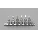 エスコ 3/8”DR [+ ー]ビットソケットセット EA687BM 1セット(5セット)（直送品）