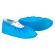 アスクル　PEシューズカバー ブルー　使い捨て　ポリエチレン　足カバー　シューカバー　靴カバー　フット　ディスポ　青　1袋（25足入）