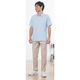 AITOZ（アイトス） ポロシャツ（男女兼用） サックス SS AZ7615-007　1セット（5枚）
