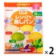 【9ヵ月頃から】ピジョン レンジで蒸しパン 8個入り 2袋 ベビーフード 離乳食