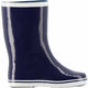 弘進ゴム カラーブーツ No.11 紺 22.5cm B0077BC225 1足（直送品）