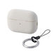 エレコム AirPods Pro 第2世代対応アクセサリ/シリコンケース/カラビナ付き/アイボリー AVA-AP4SCIV 1個