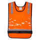 【安全ベスト】  エイ・エム・ジェイ ゼッケンベスト オレンジ ZV-200R